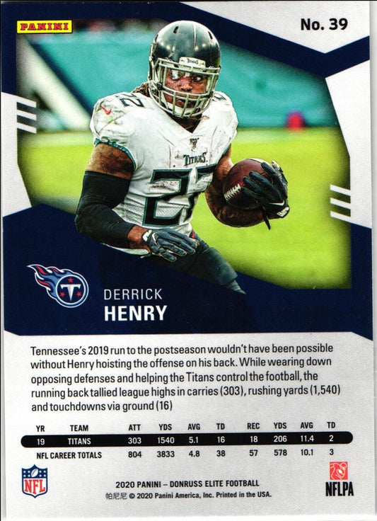 2020 Panini Donruss Elite Derrick Henry