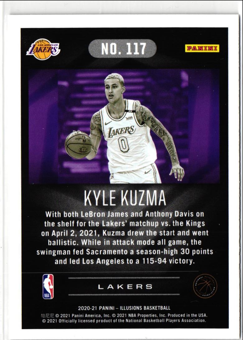 2020 Panini Illusions Kyle Kuzma