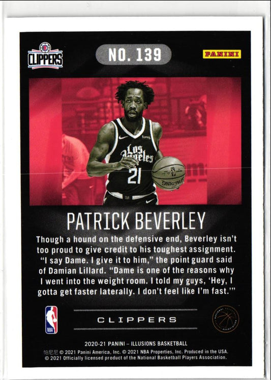 2020 Panini Illusions Patrick Beverley