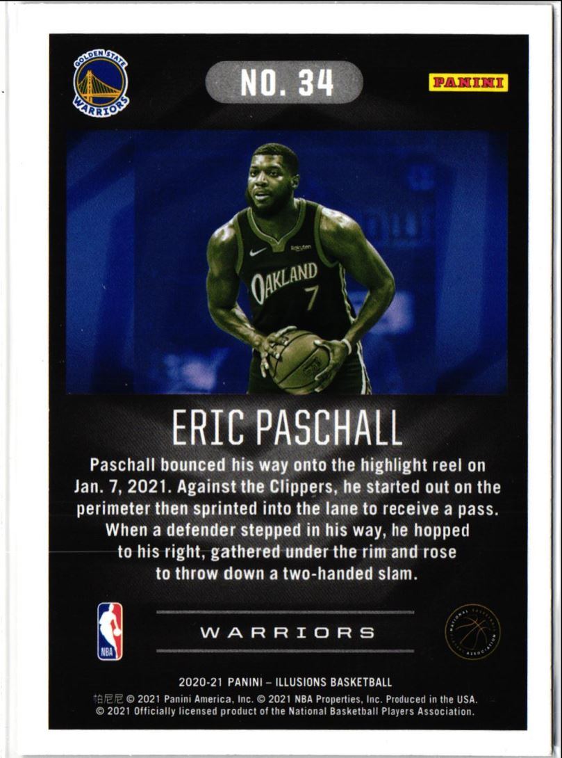 2020 Panini Illusions Eric Paschall