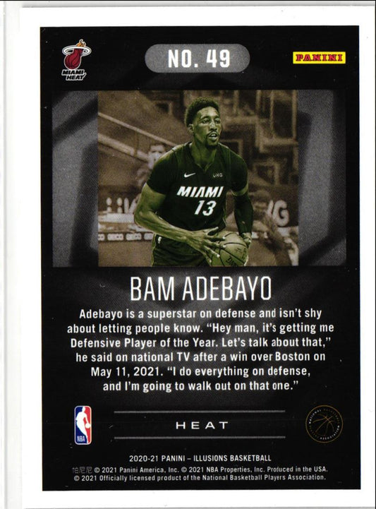 2020 Panini Illusions Bam Adebayo