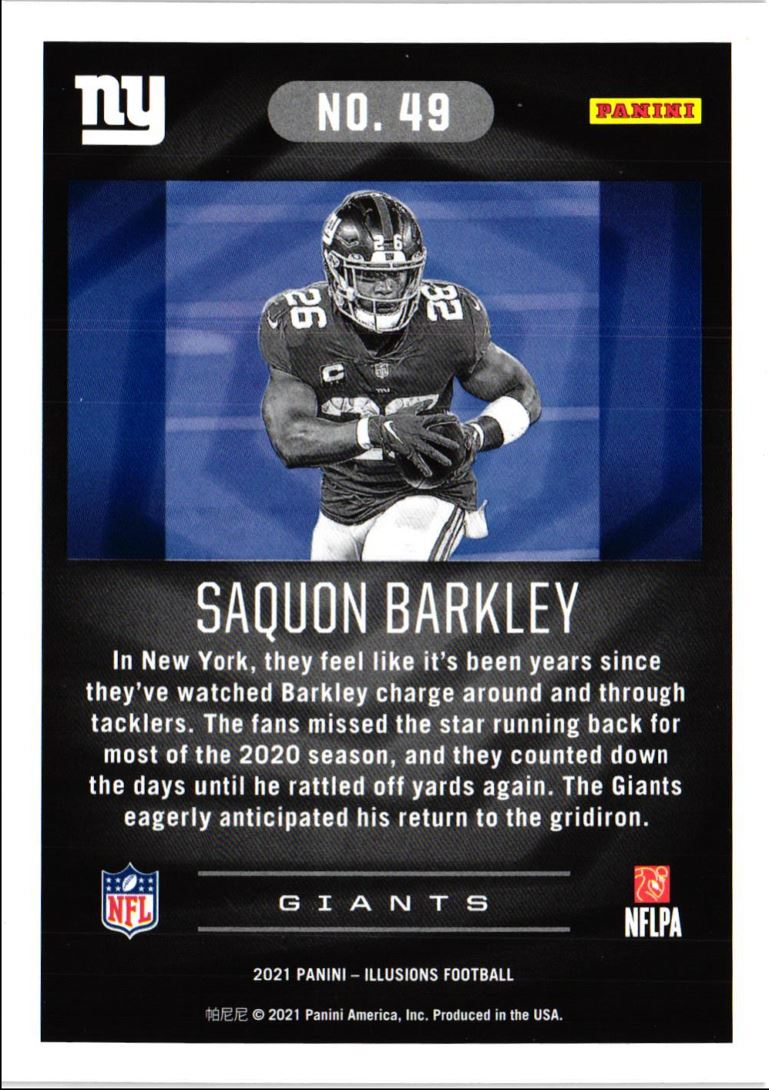 2020 Panini Illusions Saquon Barkley