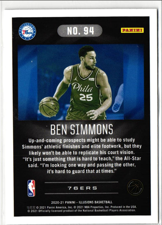 2020 Panini Illusions Ben Simmons