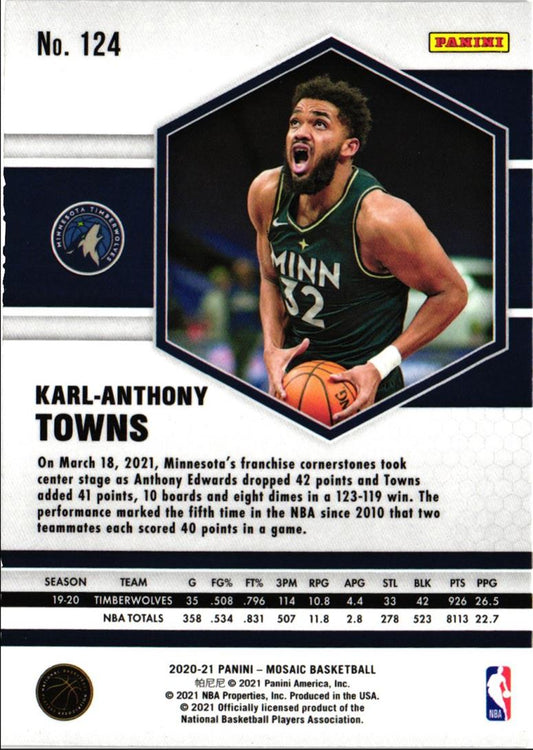 2020 Panini Mosaic Karl-Anthony Towns