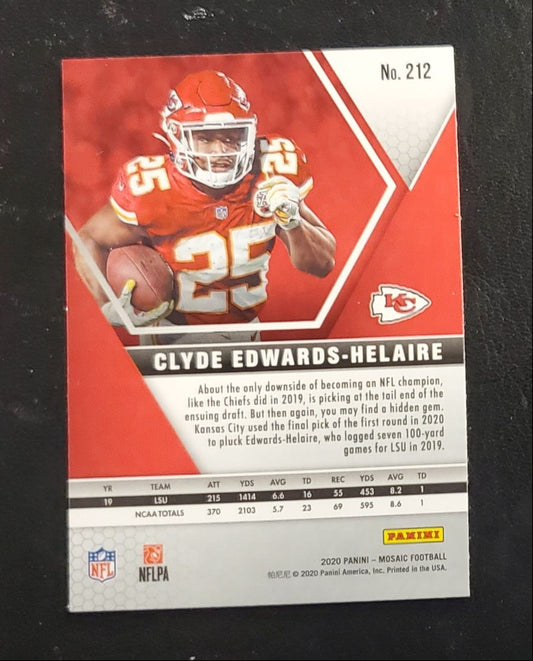 2020 Panini Mosaic Clyde Edwards-Helaire