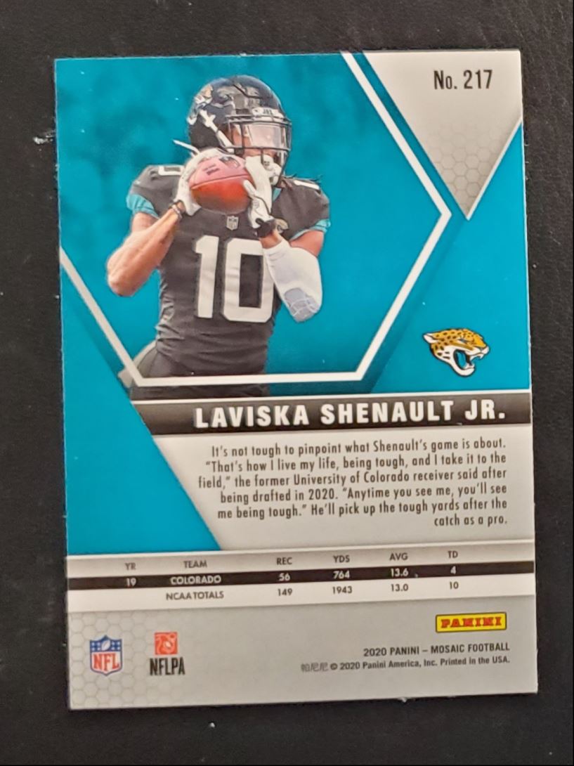 2020 Panini Mosaic Laviska Shenault Jr.