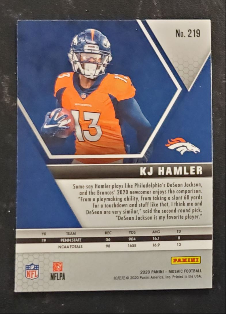 2020 Panini Mosaic KJ Hamler