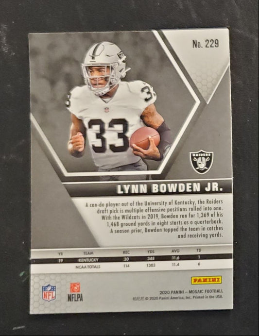 2020 Panini Mosaic Lynn Bowden Jr.