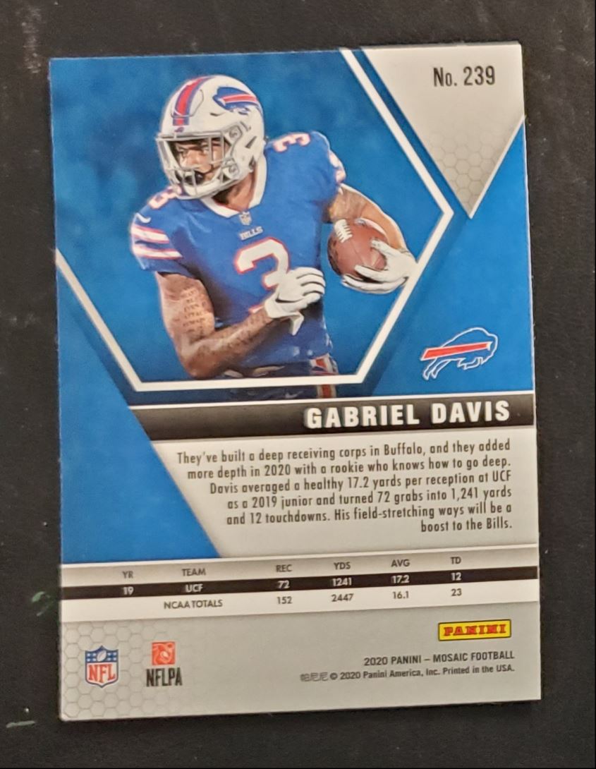 2020 Panini Mosaic Gabriel Davis