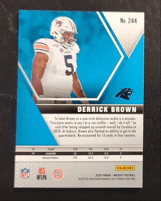 2020 Panini Mosaic Derrick Brown