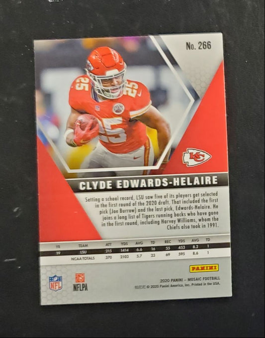 2020 Panini Mosaic Clyde Edwards-Helaire