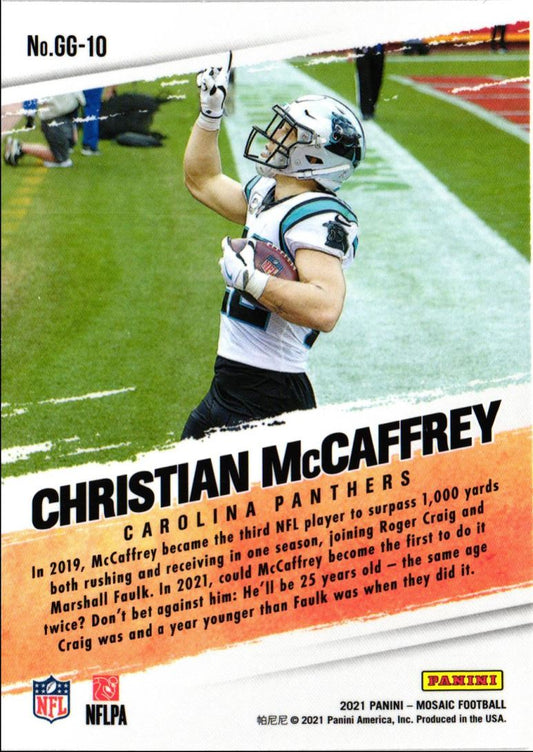 2020 Panini Mosaic Got Game Christian McCaffrey