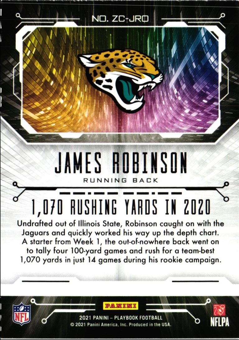 2020 Panini Playbook James Robinson