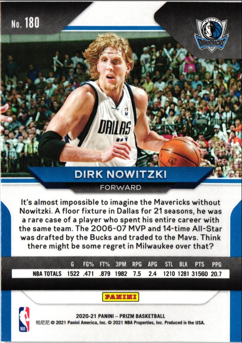 2020 Panini Prizm Dirk Nowitzki