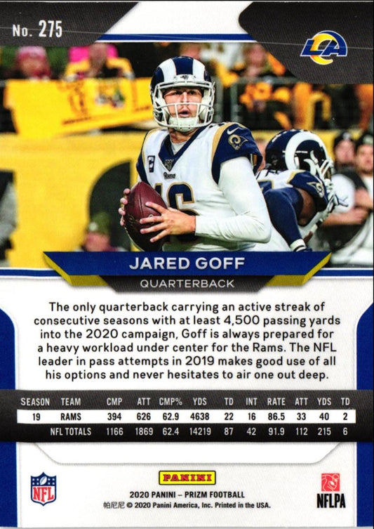 2020 Panini Prizm Jared Goff