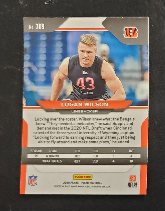 2020 Panini Prizm Logan Wilson