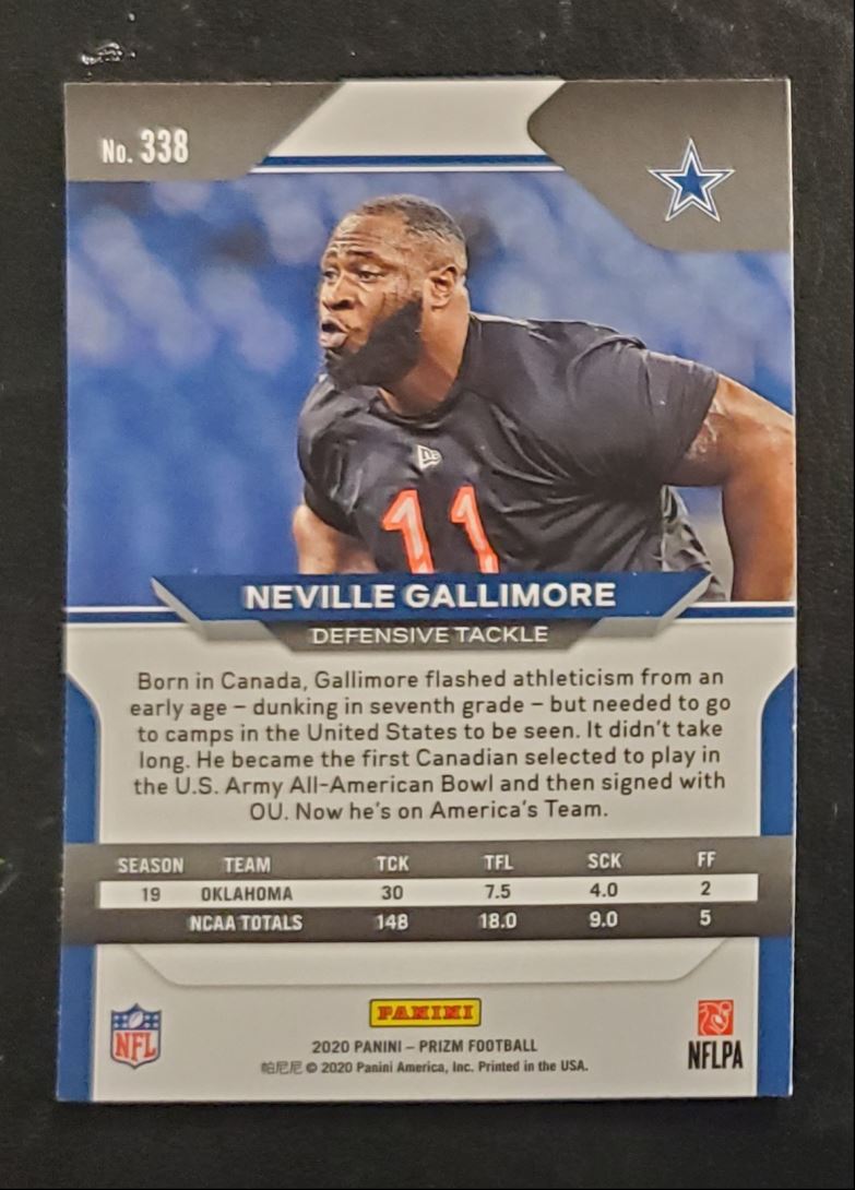 2020 Panini Prizm Neville Gallimore