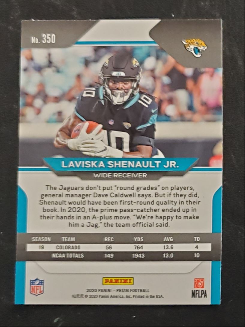 2020 Panini Prizm Laviska Shenault Jr.