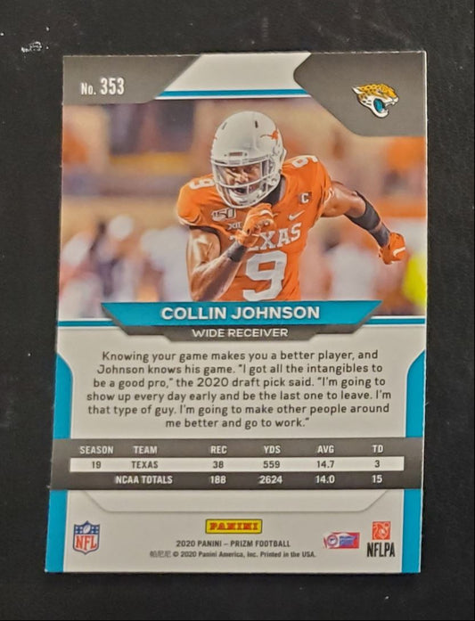 2020 Panini Prizm Collin Johnson