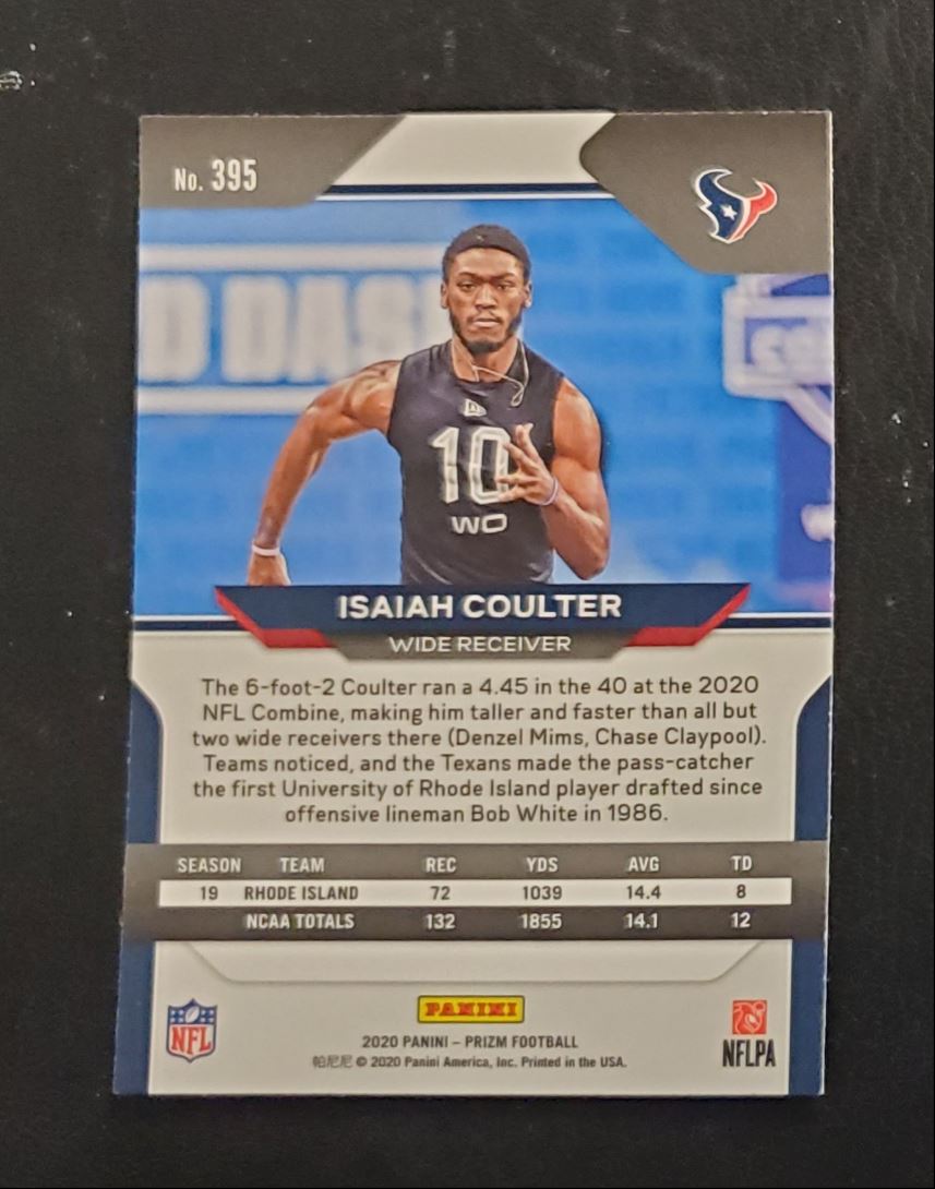 2020 Panini Prizm Isaiah Coulter