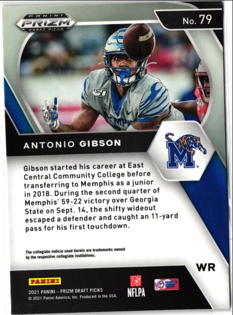 2020 Panini Prizm Draft Picks Antonio Gibson