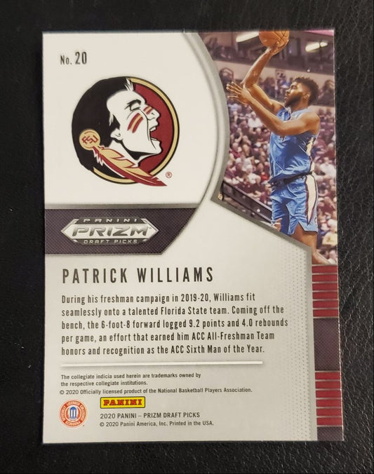 2020 Panini Prizm Draft Picks Patrick Williams