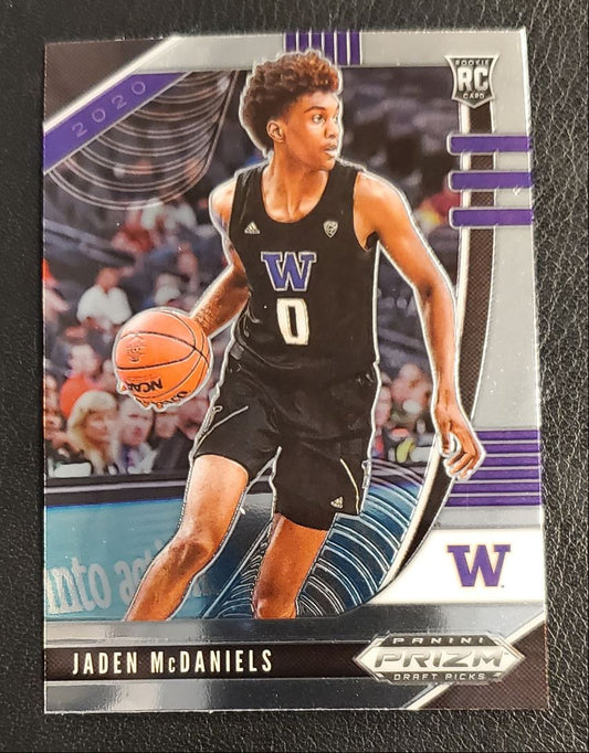 2020 Panini Prizm Draft Picks Collegiate Jaden McDaniels