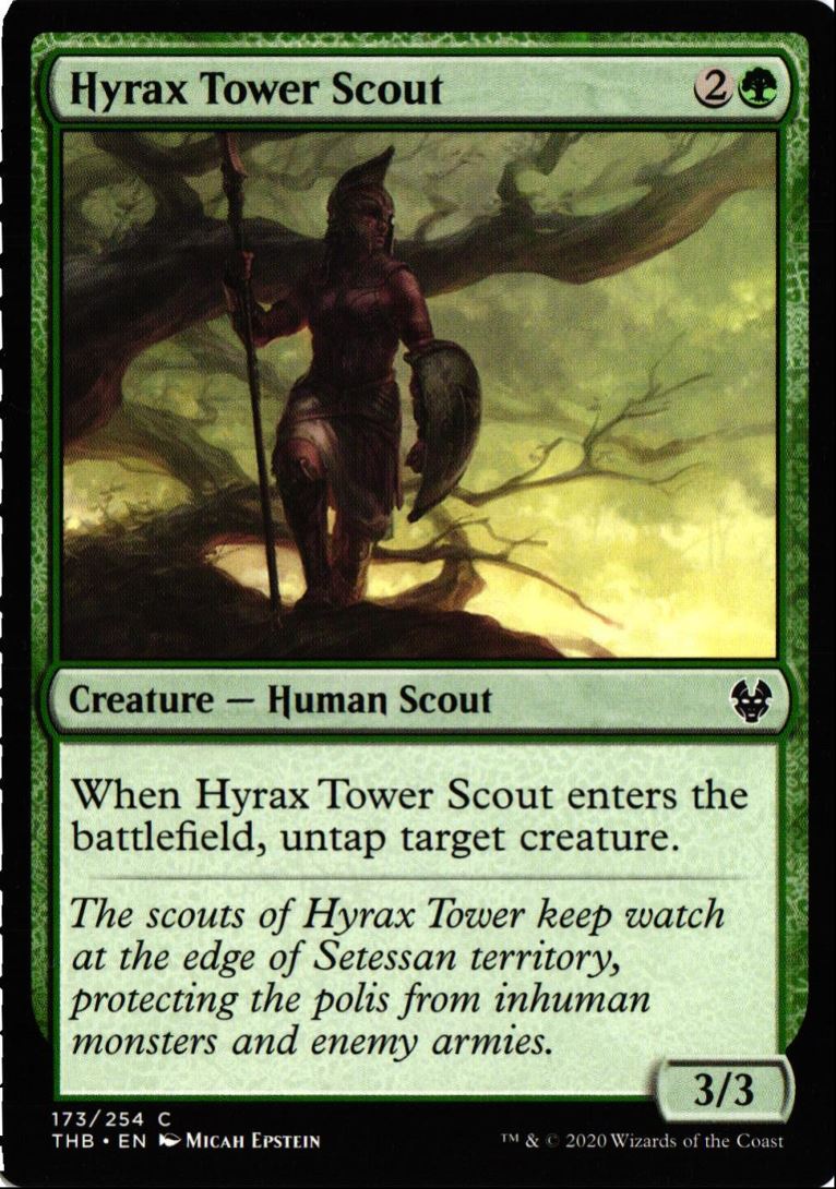 2020 Theros Beyond Death Hyrax Tower Scout