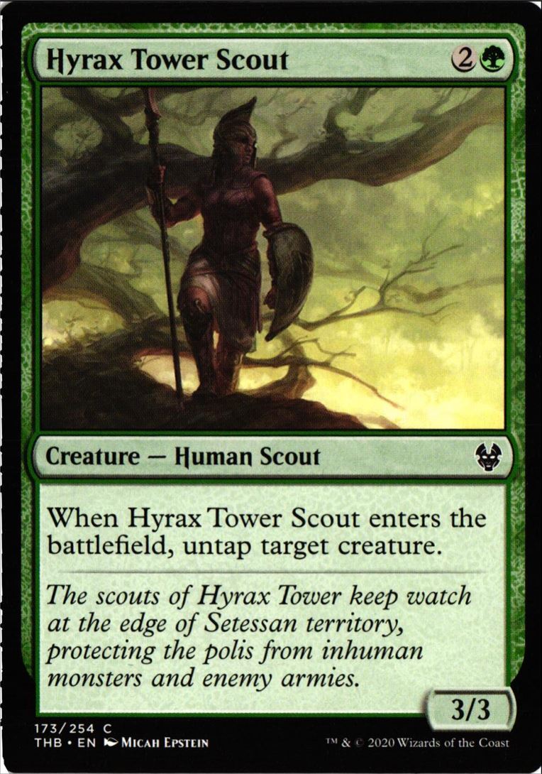 2020 Theros Beyond Death Hyrax Tower Scout