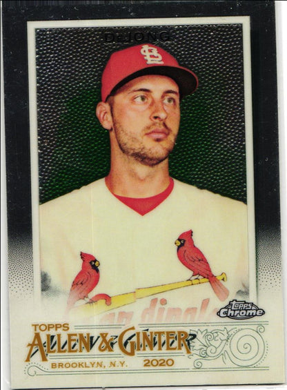 2020 Topps Chrome Allen & Ginter Paul DeJong