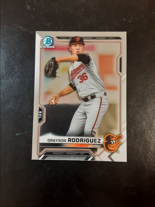 2021 Bowman Chrome Prospects Grayson Rodriguez