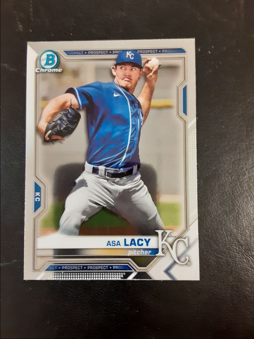 2021 Bowman Chrome Prospects Asa Lacy