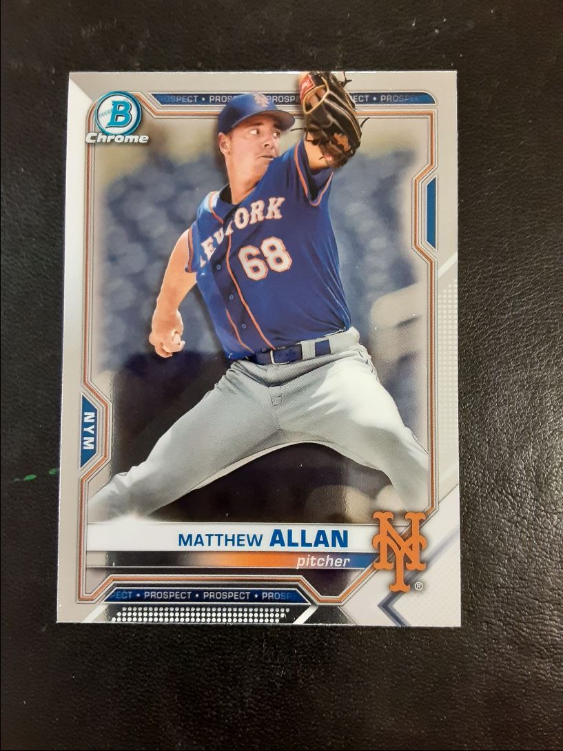 2021 Bowman Chrome Prospects Matthew Allan