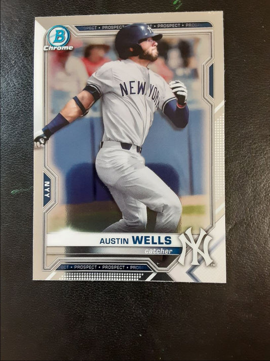 2021 Bowman Chrome Prospects Austin Wells