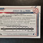 2021 Bowman Chrome Prospects Jeremy De La Rosa