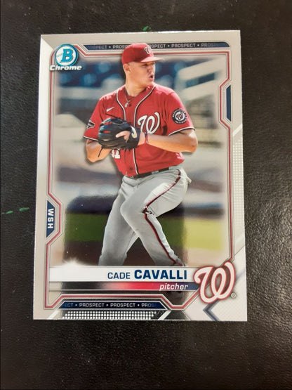 2021 Bowman Chrome Prospects Cade Cavalli