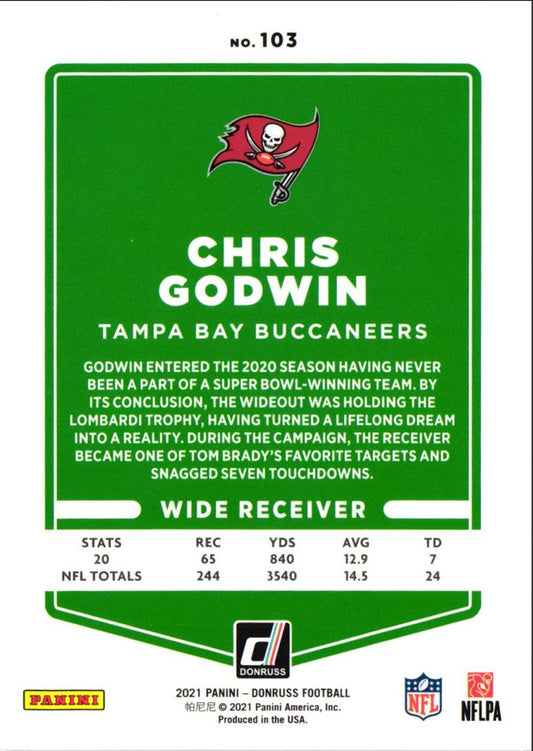 2021 Donruss Chris Godwin