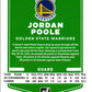 2021 Donruss Jordan Poole