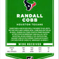 2021 Donruss Randall Cobb