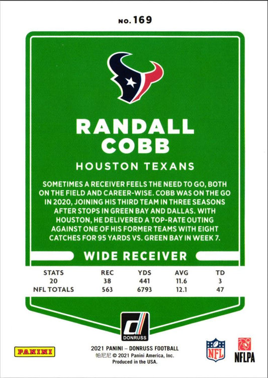 2021 Donruss Randall Cobb