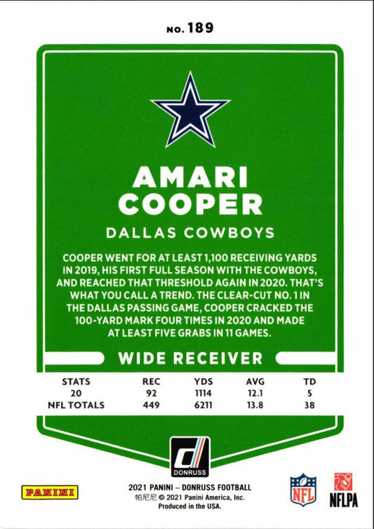 2021 Donruss Amari Cooper