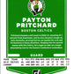 2021 Donruss Payton Pritchard