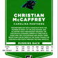 2021 Donruss Christian McCaffrey