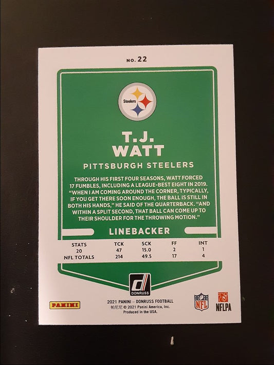 2021 Donruss T.J. Watt