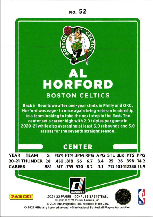 2021 Donruss Al Horford