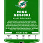 2021 Donruss Mike Gesicki