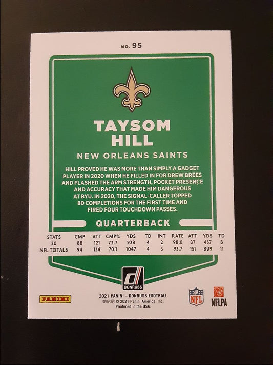 2021 Donruss Taysom Hill