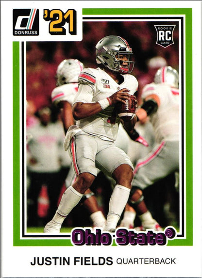 2021 Donruss Draft Picks Justin Fields