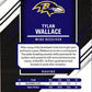2021 Donruss Elite Tylan Wallace