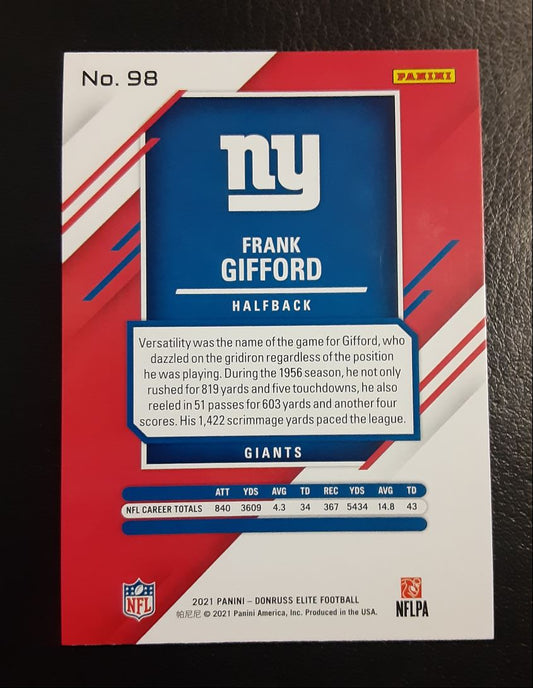 2021 Donruss Elite Frank Gifford